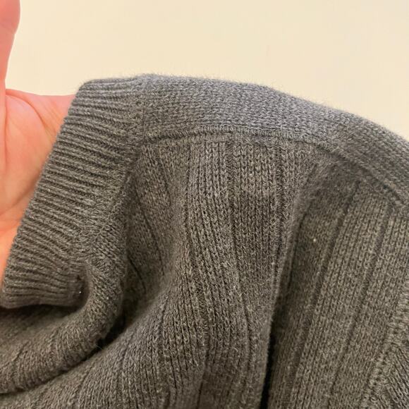 Vintage Abercrombie Fitch Y2K Sweater Mens XL Muscle Crewneck Ribbed Patch Logo - Picture 10 of 11